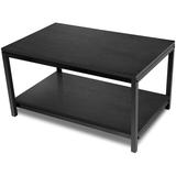 Storage Shelf for Living Room and Metal Coffee Table Wooden Table Top