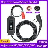 Chargeur Portable 11kw Type 2 16...