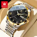 OLEVS-Montre Mécanique existent pour Homme Bracelet en Acier Montres-Bracelets Étanches Marque de