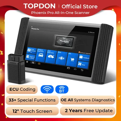 Topdon – outil de Diagnostic automobile Phoenix Pro programmation ECU codage bidirectionnel