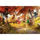 Poster géant xxl La Forêt d'Automne Disney Fairies Fée Clochette 360x270 cm