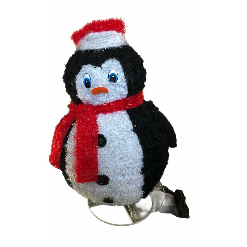 Led Pinguin 60cm, Weihnachtsdekoration, Gartenfigur beleuchtet, IP44