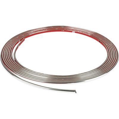 Zierleiste universal Chrom 3,65m x 3,5mm Schilderhalter & Aufkleber - Eufab
