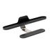 Mind Reader Mind Reade Desk Organizer Plastic in Black | 1.6 H x 1.95 W x 13 D in | Wayfair OKEYORG-BLK