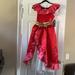 Disney Costumes | Nwt Disney’s Parks - Castle Collection - Elana Costume | Color: Gold/Red | Size: Osg