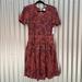 Lularoe Dresses | Nwt Lularoe Amelia Jaquard Day Dress Xl | Color: Orange/Pink | Size: Xl