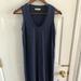 Madewell Dresses | Madewell Scoop Neck Sleeveless Casual Midi Dress In Heathered Blue | Color: Blue | Size: S