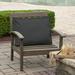 Latitude Run® Arden Selections Back Outdoor Cushion Acrylic in Gray | 22 W in | Wayfair 547CE871B2E74A67B932D3F7B58F3207