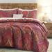 Bungalow Rose Pauiie Egyptian-Quality 3 Piece Coverlet Set Satin/Pima Cotton in Pink/Red/Yellow | King Quilt + 2 King Pillow Shams | Wayfair