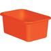 Rebrilliant Plastic Bin Set Plastic in Orange | 7.75 H x 11.375 W x 5 D in | Wayfair 87688C1CFE484E8D949E5EEF8DC38351