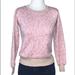 Anthropologie Sweaters | Anthropologie | Dolan Left Coast Leopard Print Cutout Pullover Top Size Xxs | Color: Pink/Tan | Size: Xxs