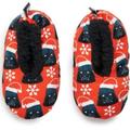 Disney Shoes | Boys Star Wars Darth Vader Christmas Fuzzy Babba Slipper Socks Size Med 13-2 Nwt | Color: Black/Red | Size: Shoe Sizes 13-2 (Little Boys)