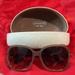 Coach Accessories | Authentic Coach Sunglasses Very Cute With The Coach Logo On The Side! | Color: Brown/Cream | Size: Os
