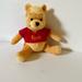 Disney Toys | Disney Winnie The Pooh Plush Beanie | Color: Gold/Red | Size: 8” Tall