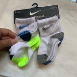 Nike Accessories | Nike Infant Lightweight Ankle 6 Pack 12-24 Mos Grey/ White/ Blue # Nn0299-B9 | Color: Black/Blue | Size: 12-24 Mins