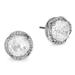 Kate Spade Jewelry | Kate Spade That Sparkle Silver Crystal Halo Earrings | Color: Silver | Size: Os