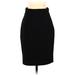 T Tahari Casual Skirt: Black Solid Bottoms - Women's Size 2