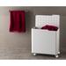 Don Hierro Rolling Laundry Hamper Metal in Gray/White | 23 H x 21.65 W x 13.39 D in | Wayfair A000806