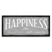 Stupell Industries Happiness Is A Full Kitchen Phrase Distressed by Daphne Polselli - Floater Frame Textual Art on in Brown/Gray/White | Wayfair