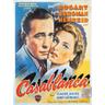 Casablanca Poster Humphrey Bogart, Ingrid Bergman (French)