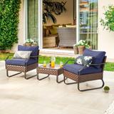 Patio Festival U-Leg 3-Piece Outdoor Conversation Set