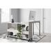 Bayflynn White/Black L-shaped Desk