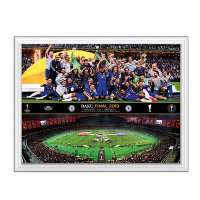 Chelsea Europa League Final 2019 Celebration & Line Up Montagedruck – 20,3 x 15,2 cm Image