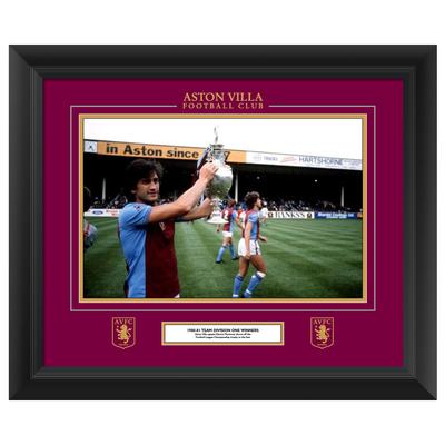 Aston Villa Historic Moments – 1980-81 Division One Winners – Trophäe, gerahmter Druck – 50,8 x 40,6 cm Image