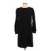 Old Navy Casual Dress - Shift: Black Solid Dresses - Women's Size X-Small