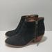 Madewell Shoes | Madewell The Janice Boot Women Us 7 F5076 All Leather Suede Side Zip Ankle Boot | Color: Black | Size: 7