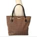 Kate Spade Bags | Kate Spade Brown Canvas Brown Beige Nylon Leather Hobo Bag | Color: Brown/Tan | Size: Os