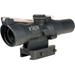 Trijicon Compact Dual Illuminated ACOG Scope 1.5x24 mm Red 8 MOA Triangle Reticle Matte Black 400336