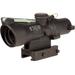 Trijicon XB Compact Dual Illuminated ACOG Crossbow Scope 3x24 mm 300-340 Fps Green Chevron Reticle Matte Black 400391