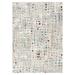 White 110.4 x 79.2 x 0.3 in Area Rug - 17 Stories Pedaias Patchwork Machine Washable Area Rug in Ivory | 110.4 H x 79.2 W x 0.3 D in | Wayfair