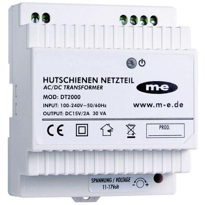Dt 2000 Türsprechanlage Hutschienen-Netzteil Weiß - M-e Modern-electronics