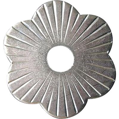 Zierrosette (Pfettenscheibe) ø 80x4 mm, Bohr-ø 17 mm, Stahl verzinkt (B) Image