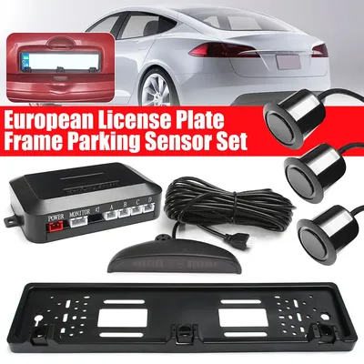 Caméra de recul HD numéro de voiture européen cadre de plaque d'immatriculation caméra de recul