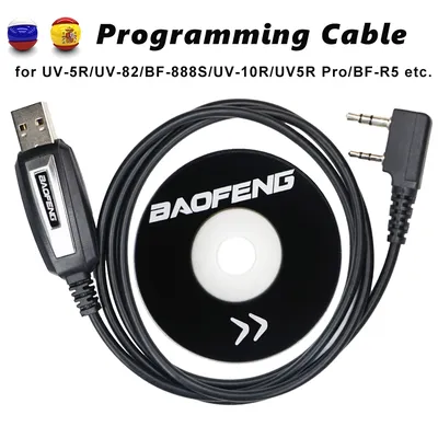 Pigments USB Reprogrammation Câble pour Baofeng Walperforated Talkies pour BF-888S/