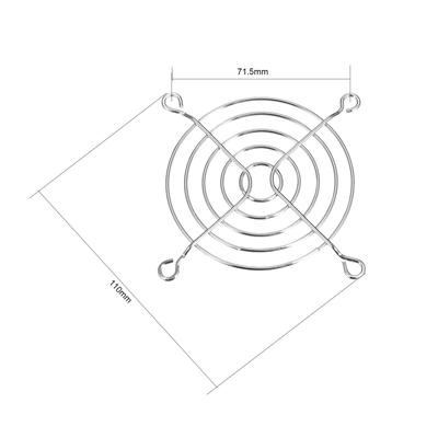 Cooling Fan Grill Finger Guard Metal for Case Computer Pack of 10