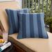 Humble + Haute Preview Capri Outdoor/Indoor Corded Pillow Set of Two 22in x 22in x 6in