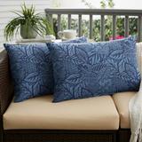 Humble + Haute Maven Capri Outdoor/Indoor Knife Edge Pillow Set of Two 16in x 16in x 6in