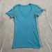 Pink Victoria's Secret Tops | ($1) Victoria’s Secret Pink V Neck Tee | Color: Blue | Size: Xs