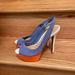 Jessica Simpson Shoes | Jessica Simpson Preloved Women's Blue Halie Platform Pumps 8.5 | Color: Blue | Size: 8.5