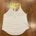 Nike Tops | Nike Dri-Fit White And Neon Yellow Top Size Medium | Color: White/Yellow | Size: M