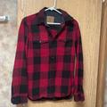 American Eagle Outfitters Shirts | Ae Flannel | Color: Black/Red | Size: Xs