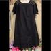 Anthropologie Dresses | Anthroplogie - Girls From Savoy - Black Dress - Short Sleeve W Designs - Size 10 | Color: Black | Size: 10