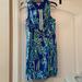 Lilly Pulitzer Dresses | Lilly Pulitzer Bamboo Dress | Color: Blue/Green | Size: 4