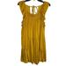 Free People Dresses | Free People Intimately Want Your Love Slip Dress Absinthe | Color: Gold/Yellow | Size: S