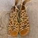 American Eagle Outfitters Shoes | American Eagle Sandals Size 7 Tan | Color: Tan | Size: 7