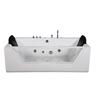 Jet-Line Whirlpool Spa Whirlwanne Badewanne weiss Vollausstattung Heizung Ozon LED